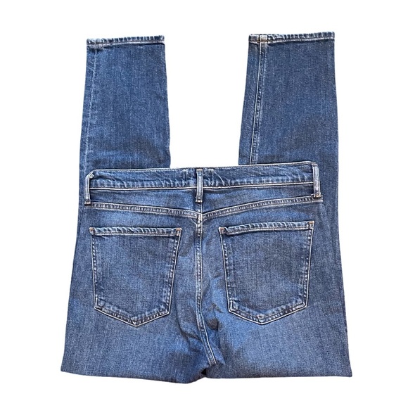 AGOLDE Nico Skinny Jeans High Rise Ankle Crop Medium Blue Denim Size 30 - Picture 5 of 10